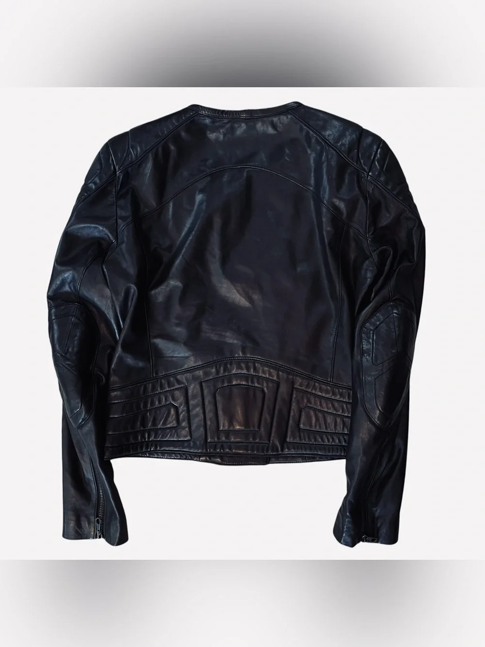 Rag & Bone Clare Lambskin Leather Moto Biker Jacket – Black – Size 2